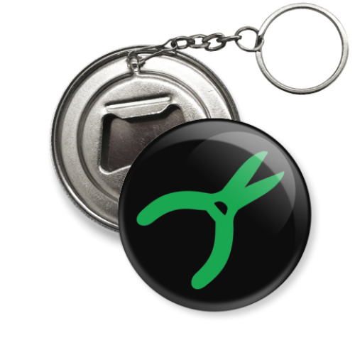 Брелок-открывашка с принтом  'дефуза' из CS