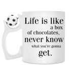 Кружка с футбольным мячиком