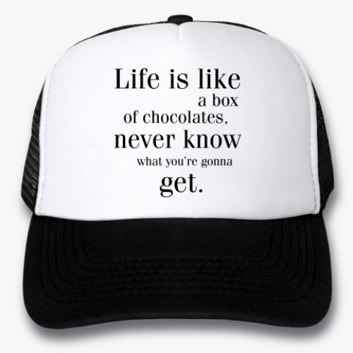 Кепка-тракер с принтом Форрест Гамп