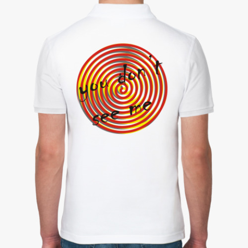 Рубашка поло с принтом you don't see me