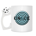 Кружка с футбольным мячиком