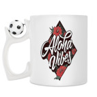 Кружка с футбольным мячиком