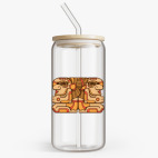 Банка с бамбуковой крышкой