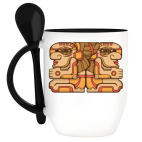 Кружка с ложкой