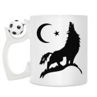 Кружка с футбольным мячиком