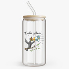 Банка с бамбуковой крышкой