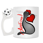 Кружка с футбольным мячиком