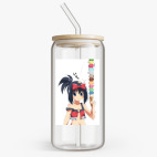 Банка с бамбуковой крышкой