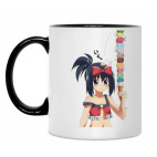 Кружка двухцветная