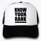 Кепка Trucker, черная RANK