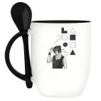 Кружка с ложкой