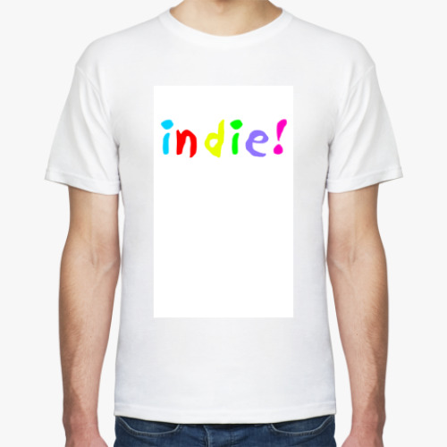 Футболка с принтом Indie!