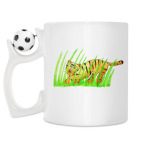 Кружка с футбольным мячиком