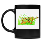 Кружка цветная UV-DTF