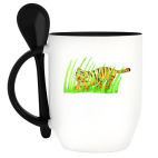 Кружка с ложкой