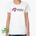 Женская футболка органик