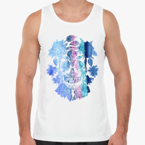 Майка с принтом Череп