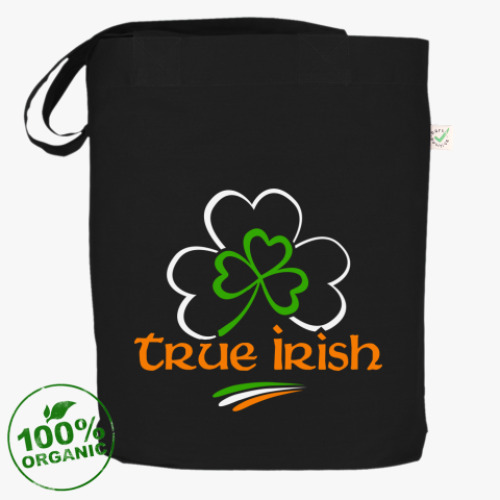 Сумка шоппер с принтом True Irish