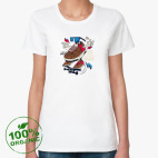 Женская футболка органик