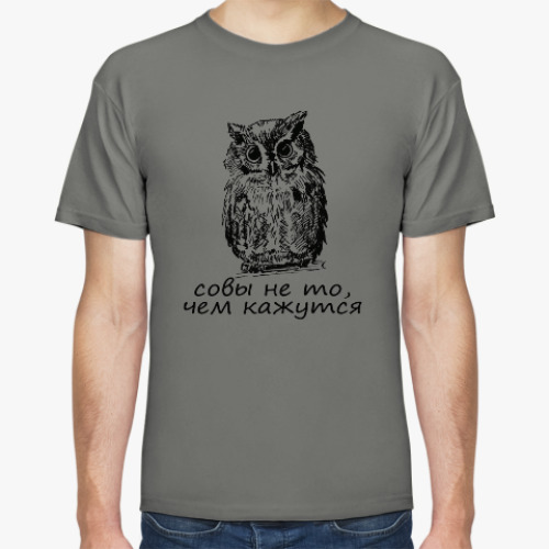 Футболка с принтом Сова