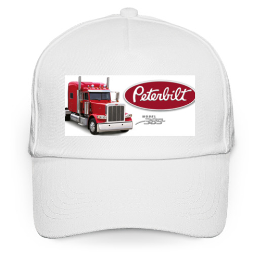 Кепка бейсболка с принтом Peterbilt 389