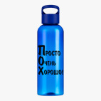 Прозрачная спортивная бутылка
