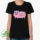 Женская футболка органик