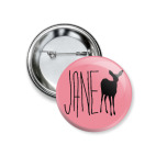 Значок 37 мм JANE DOE