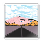 Магнит 6.5 x 6.5 см Между небом и землей