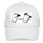 Кепка / бейсболка, белая (печать) Хаус