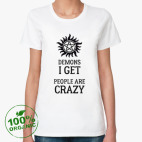 Женская футболка органик