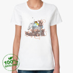 Женская футболка органик