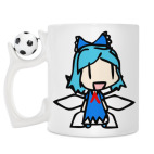 Кружка с футбольным мячиком