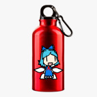 Металлическая бутылка 400 мл UV-DTF