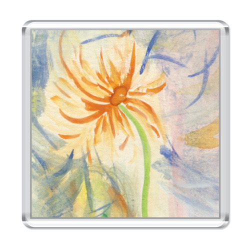 Магнит с принтом  'Акварель'