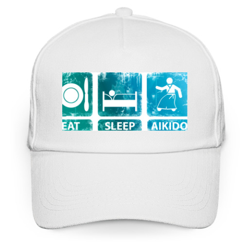 Кепка бейсболка с принтом Айкидо!