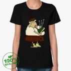 Женская футболка органик