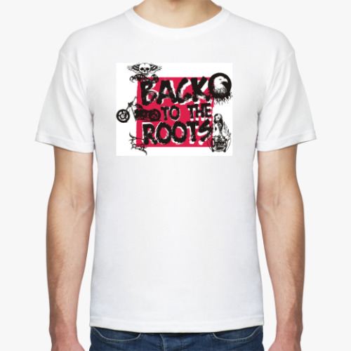 Футболка с принтом Back to the roots