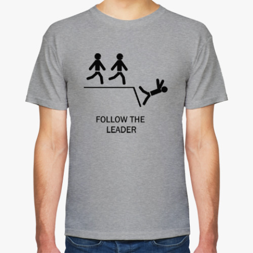 Футболка с принтом Follow the leader