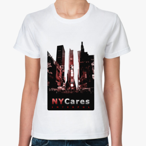 Классическая футболка с принтом NYCare