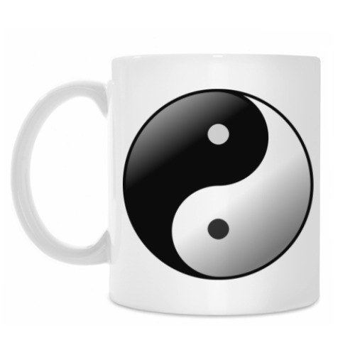 Кружка с принтом Инь Ян