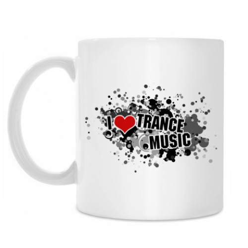 Кружка с принтом I Love Trance Music