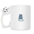 Кружка с футбольным мячиком