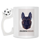 Кружка с футбольным мячиком