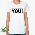 Женская футболка органик