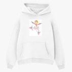 Толстовка худи оверсайз