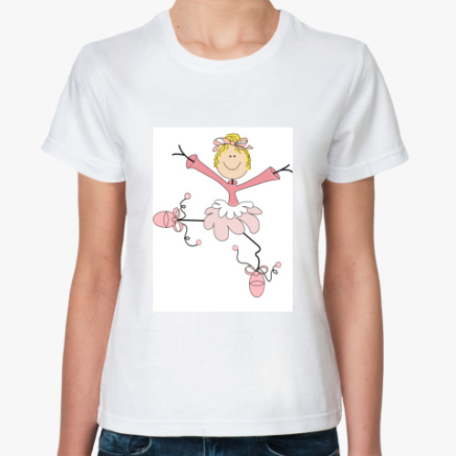 Классическая футболка с принтом  подружка невесты