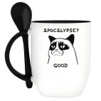 Кружка с ложкой