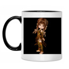 Кружка двухцветная