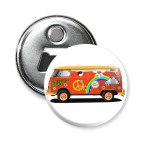 Магнит-открывашка 58 мм Хиппи